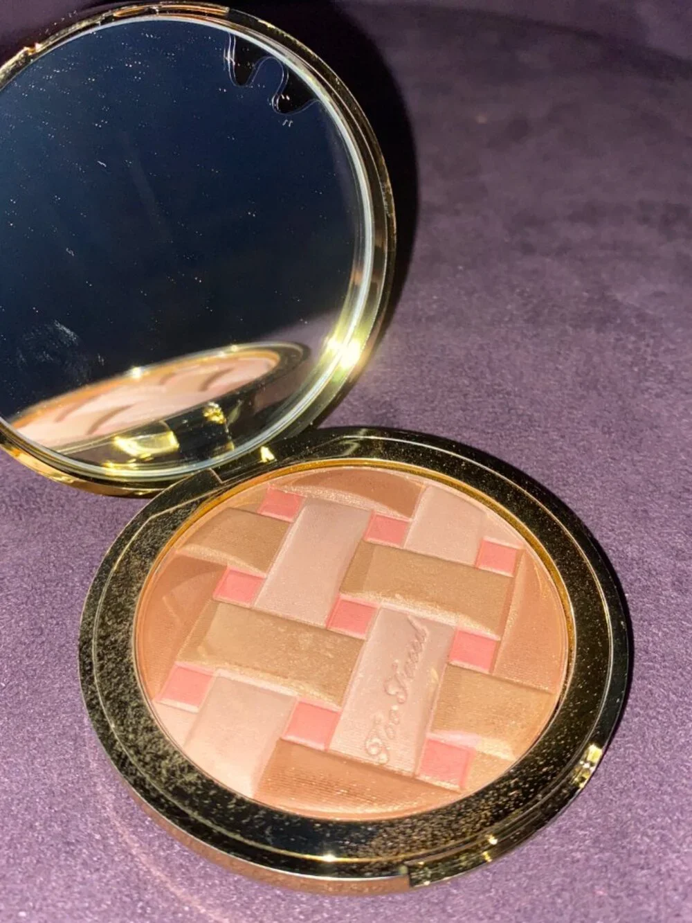 Too Faced Peach Sweetie Pie Radiant Matte Bronzer New in Box